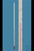 Bild von Thermometer ähnlich ASTM 16F, Stabform, 85+392:1°F, weißbelegt, rote