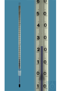 Bild von Thermometer mit Normschliff NS 14,5/23, ähnlich DIN, Einschlussform,