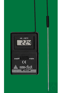 Bild von Elektronisches Digital Thermometer, ad 12 th, -40...+120:0,1°C, Einstechfühler