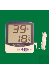Bild von Elektronisches Jumbo Display Innen/Außen Thermo-Hygrometer, -50...+70°C,