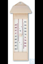 Bild von Maximum-Minimum Thermometer nach Six, -35+50:1°C, rote Spezialfüllung,