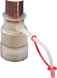 Bild von Ersatzventilblockeinheit, POLYFIX 10 ml, Braunglas-Dosierzylinder