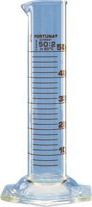 Bild von Messzylinder, FORTUNA 10 ml : 1.0 ml, Sechskantfuß
