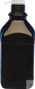 Bild von Braunglasflasche mit ISO-Gewinde, 250 ml Braunglas