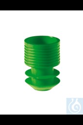 Bild von Griffstopfen für Röhrchen 16-17 mm, grün, PE