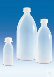 Bild von Enghalsflasche, PFA, mit Schraubkappe, PFA, 500 ml